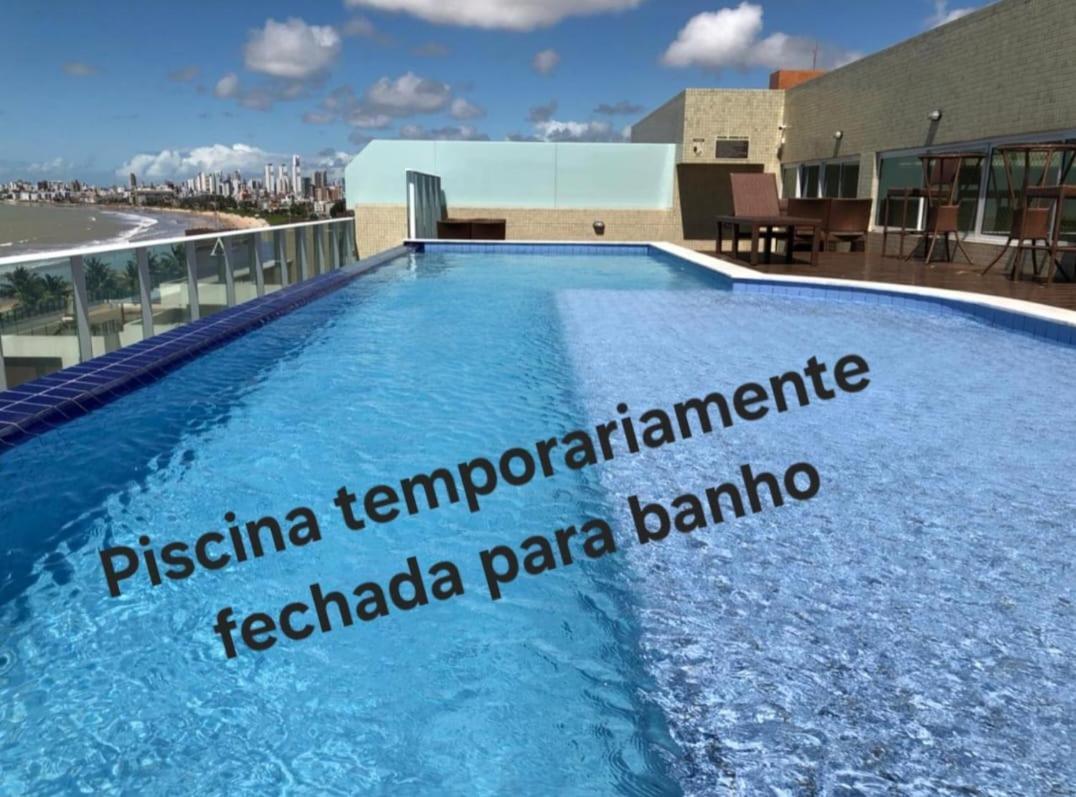 Confortavel Flat Com Piscina De Borda Infinita Na Cobertura Cabedelo Eksteriør bilde